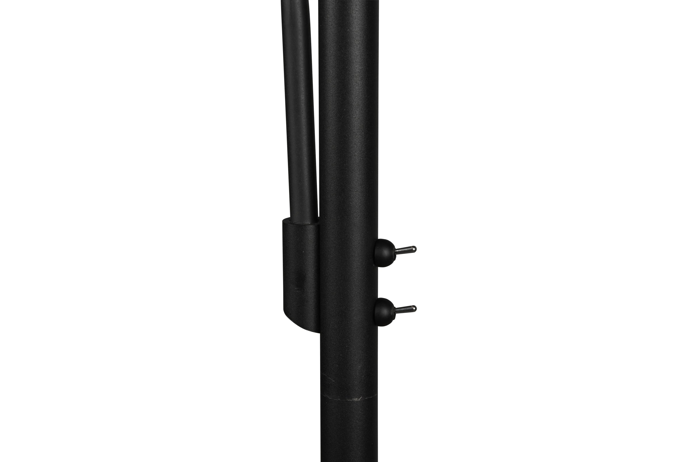 Burton Task Floor Lamp with Adjustable Reading Light - Black - Perfect for Home Office, Study Room & Bedside Lighting