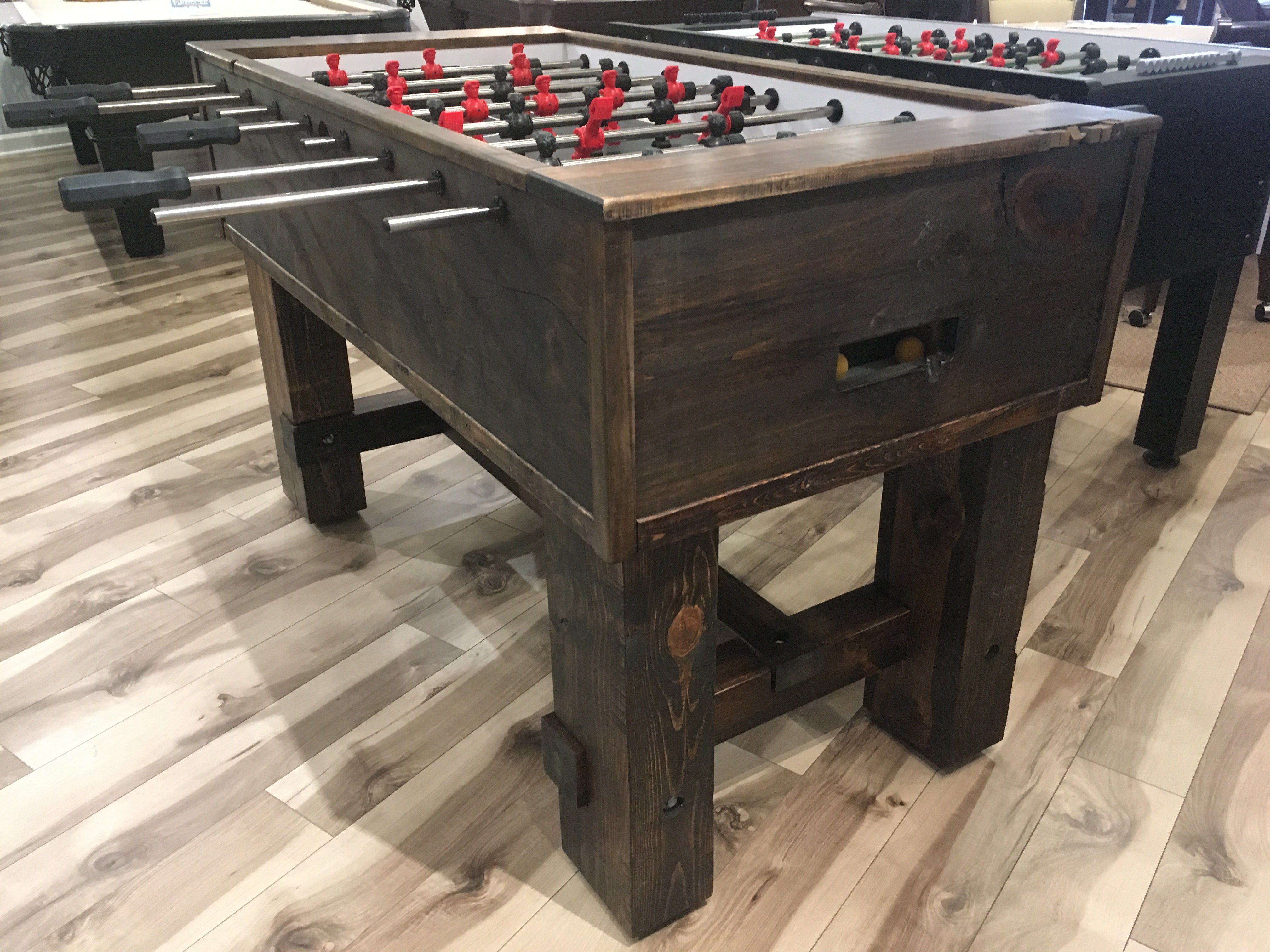 Custom Breckenridge Foosball Table by Robbies - Premium Tournament Style Game Table for Home, Game Room & Bar - Perfect for Family Fun & Entertainment