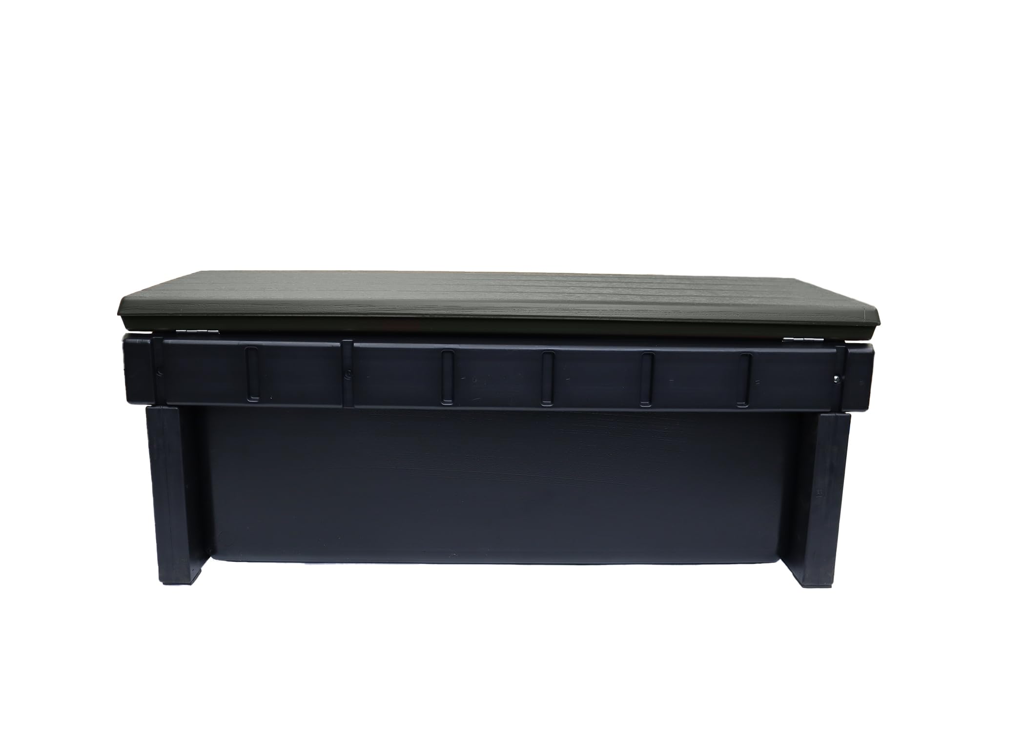 Durable Confer Plastics Spa & Hot Tub Storage Step - Multi-Functional, Made in USA, Espresso Color | Perfect for Poolside Organization & Easy Access
