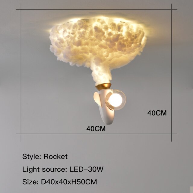 Rocket Light - Magical LED Night Light for Kids Room | Space-Themed Nursery Decor | Perfect for Bedtime, Playtime & Creating a Cozy Atmosphere