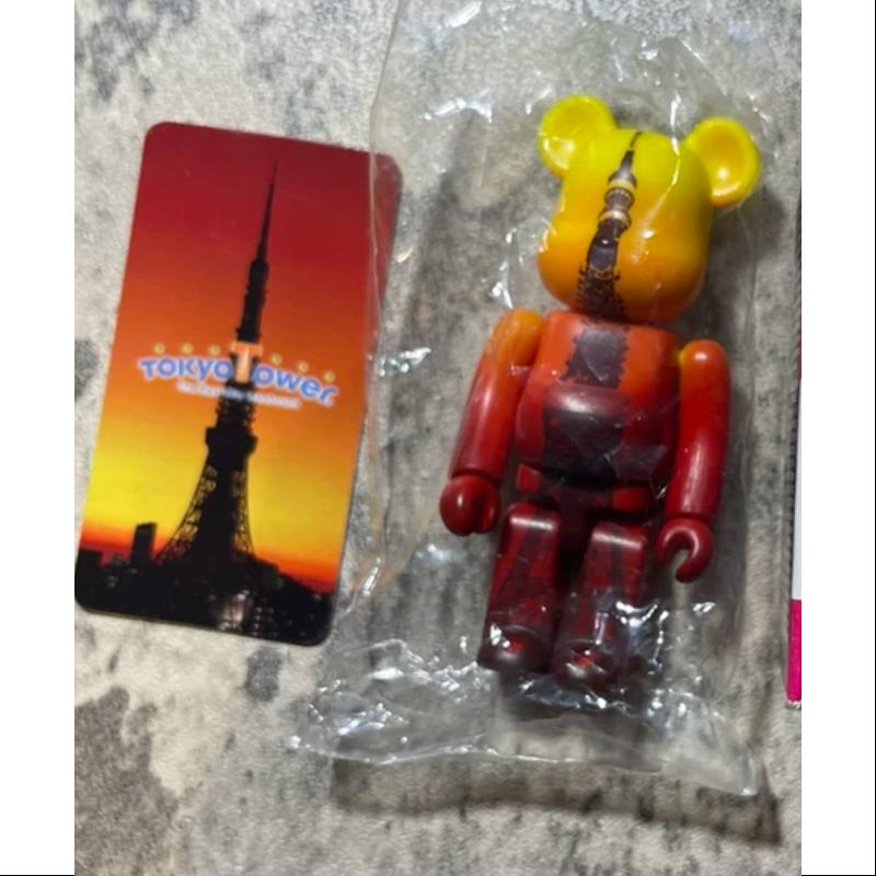 Bearbrick Series 25 PATTERN Tokyo Tower 100% Collectible Figure - Perfect for Anime Fans, Toy Collectors & Home Decor Display