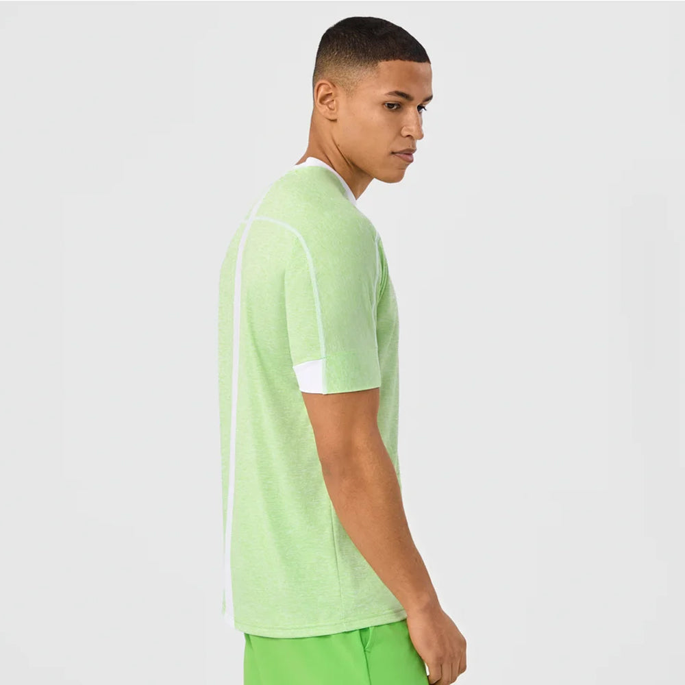 Men's Play Tech T-Shirt - Comfortable & Stylish Spicy Green Cotton Tee for Casual Wear, Gym, and Outdoor Activities