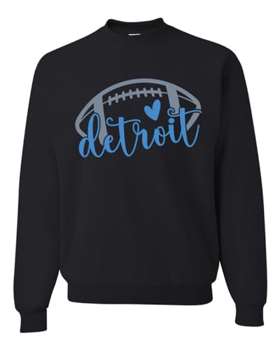 Black-detroit Fan Heart