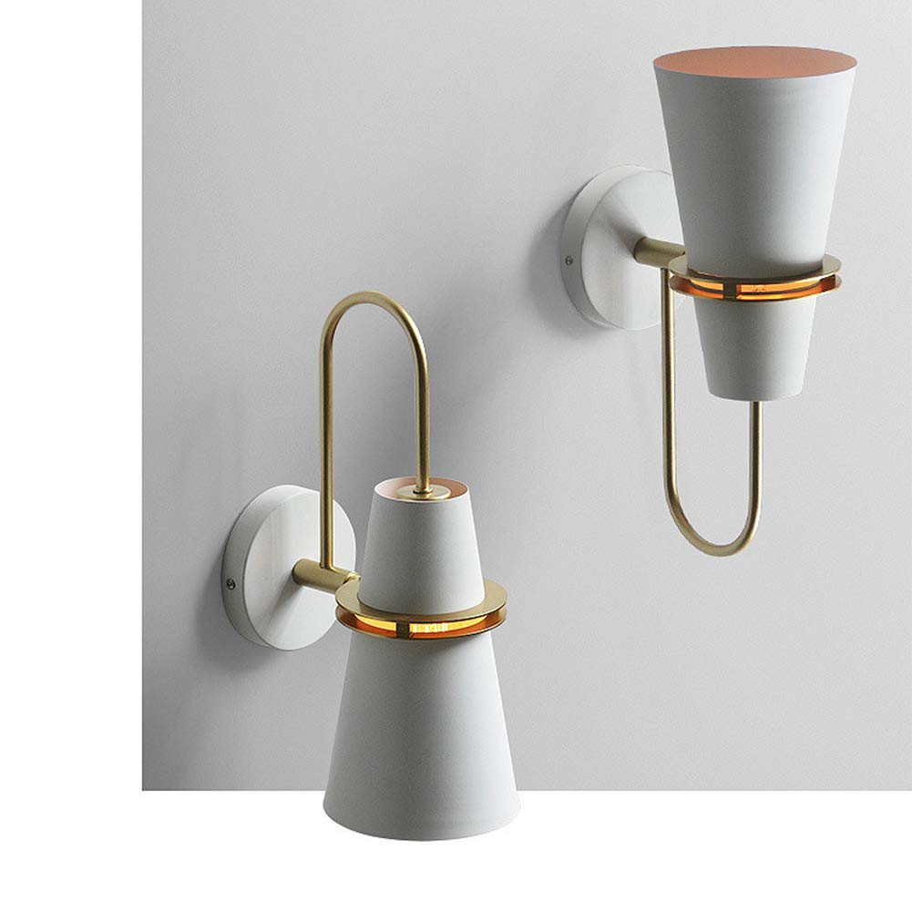 Nordic Modern Luxury Gold Horn Hollow-Out Wall Sconce Light Fixture - Bedroom, Living Room, Dining Room & Hallway Lighting Decor for Home Interior Design