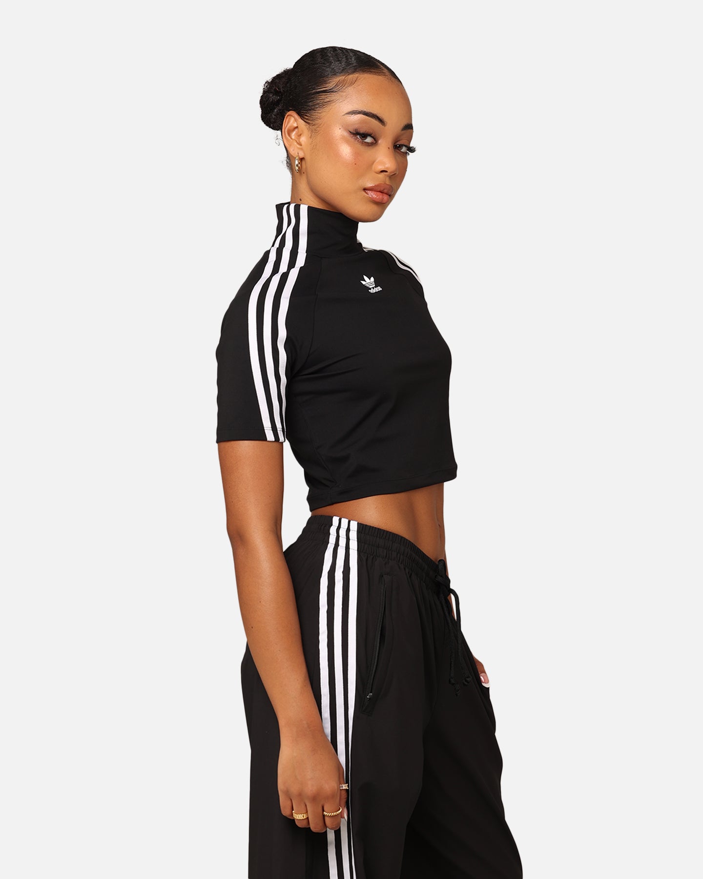 Adidas Adilenium Tight Short Sleeve T-Shirt for Women - Black Athletic Workout Top for Running, Yoga & Gym Training