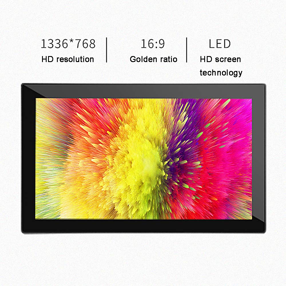 18.5 Inch Digital Photo Frame with Remote Control - Electronic Photo Album & Advertising Display, Supports Pictures, Videos, Music Playback, Clock & Calendar - Perfect for Home Decor, Office Display & Gift Giving