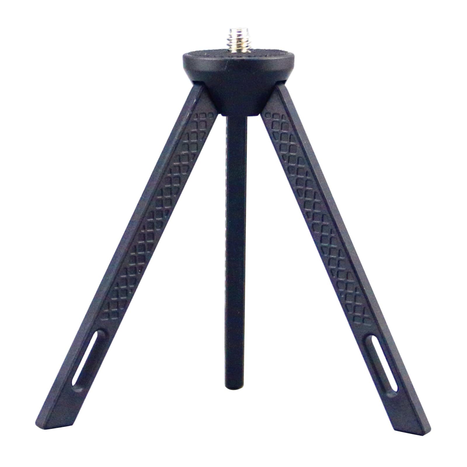 Versatile Adjustable Tripod Stand - Black ABS with 1/4-20 Screw Mount | Compact 4.17