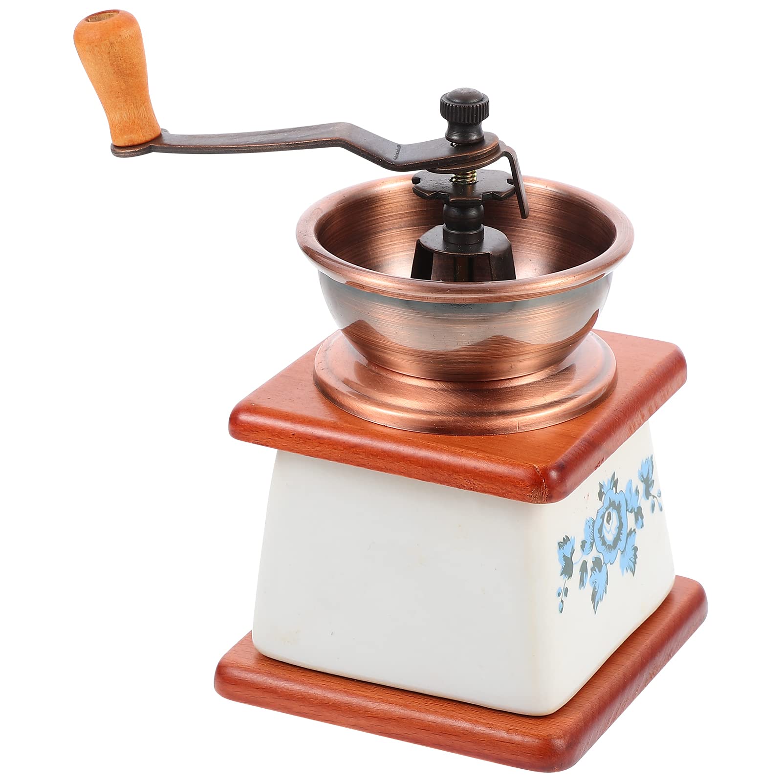 LIOOBO Manual Ceramic Coffee Grinder & Pepper Mill - Handheld Kitchen Tool for Freshly Ground Coffee Beans & Spices | Perfect for Home, Office & Camping Use