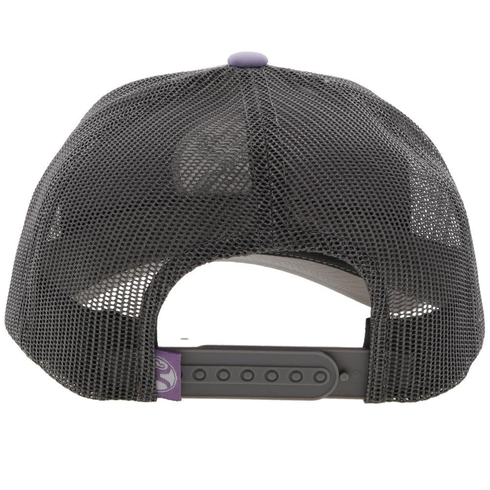 Blush Hooey Hat - Adjustable Snapback Purple & Grey Baseball Cap for Women & Men - Perfect for Outdoor Sports, Casual Wear & Sun Protection