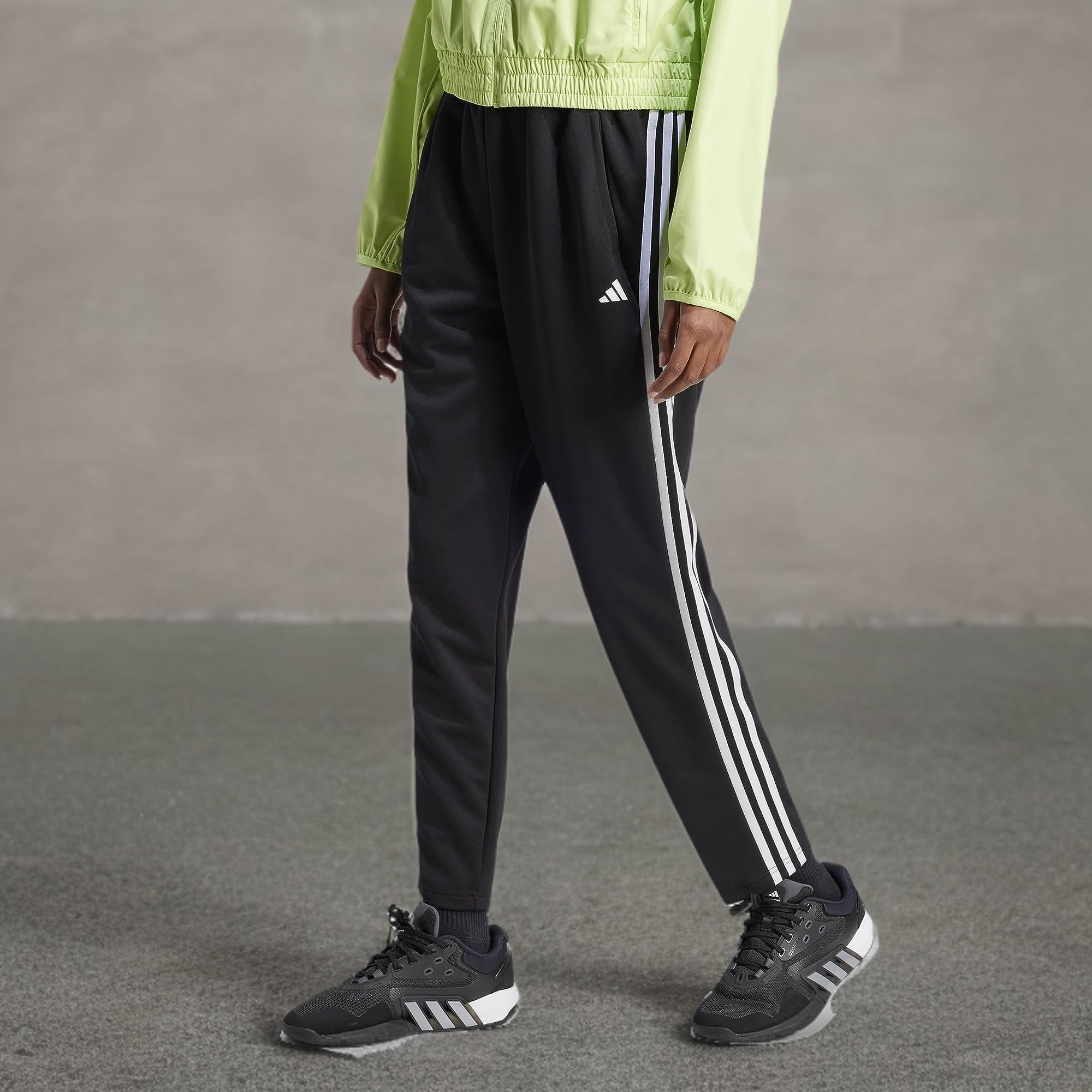 Adidas Women's Aeroready Training Essentials 3-Stripe Workout Pants - Gym, Yoga & Running Comfortable Athletic Wear