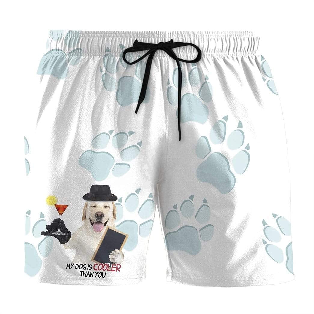 Men's Quick-Dry Swim Trunks for Dogs Lovers - Comfortable Beach Shorts with Drawstring Waist - Perfect for Swimming, Surfing & Summer Vacations