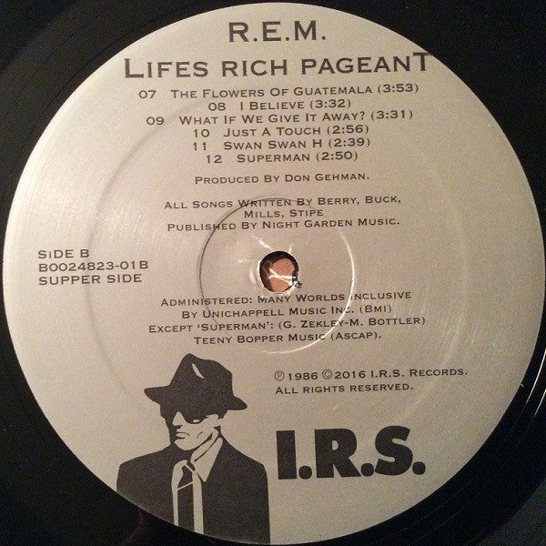 R.E.M. Lifes Rich Pageant Vinyl LP Album Reissue Near Mint (NM/M) - Perfect for Music Collectors & Vinyl Enthusiasts