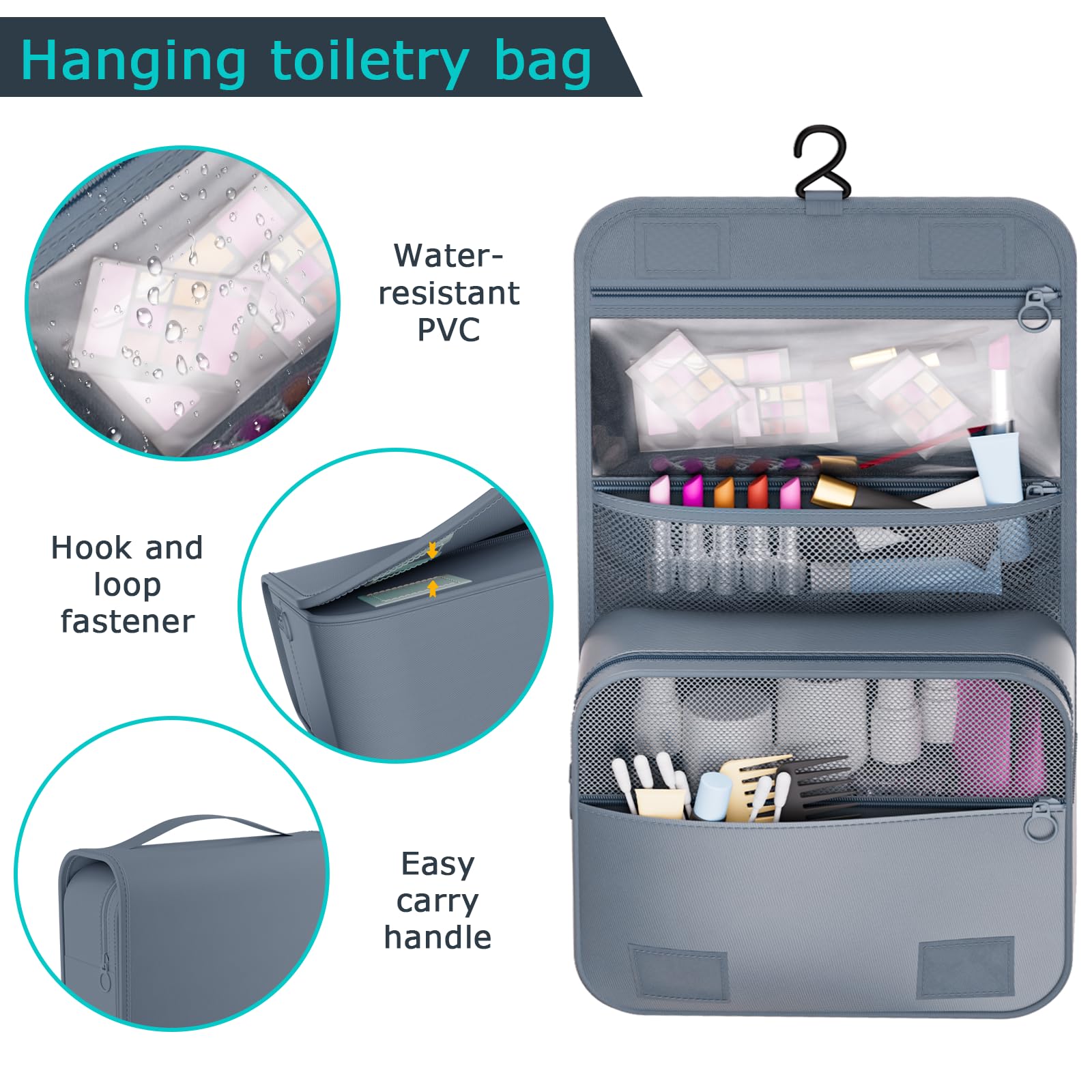 Best Packing Cubes for Travel - 6-Piece Set, Lightweight Suitcase Organizer with Laundry Bag - Perfect for Carry-On Luggage, Business Trips & Vacation Packing