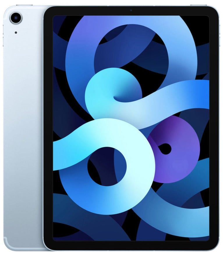 Apple iPad Air 4th Gen 10.9-inch Wi-Fi 256GB Sky Blue (MYFY2LL/A) - Perfect for Work, Study & Entertainment