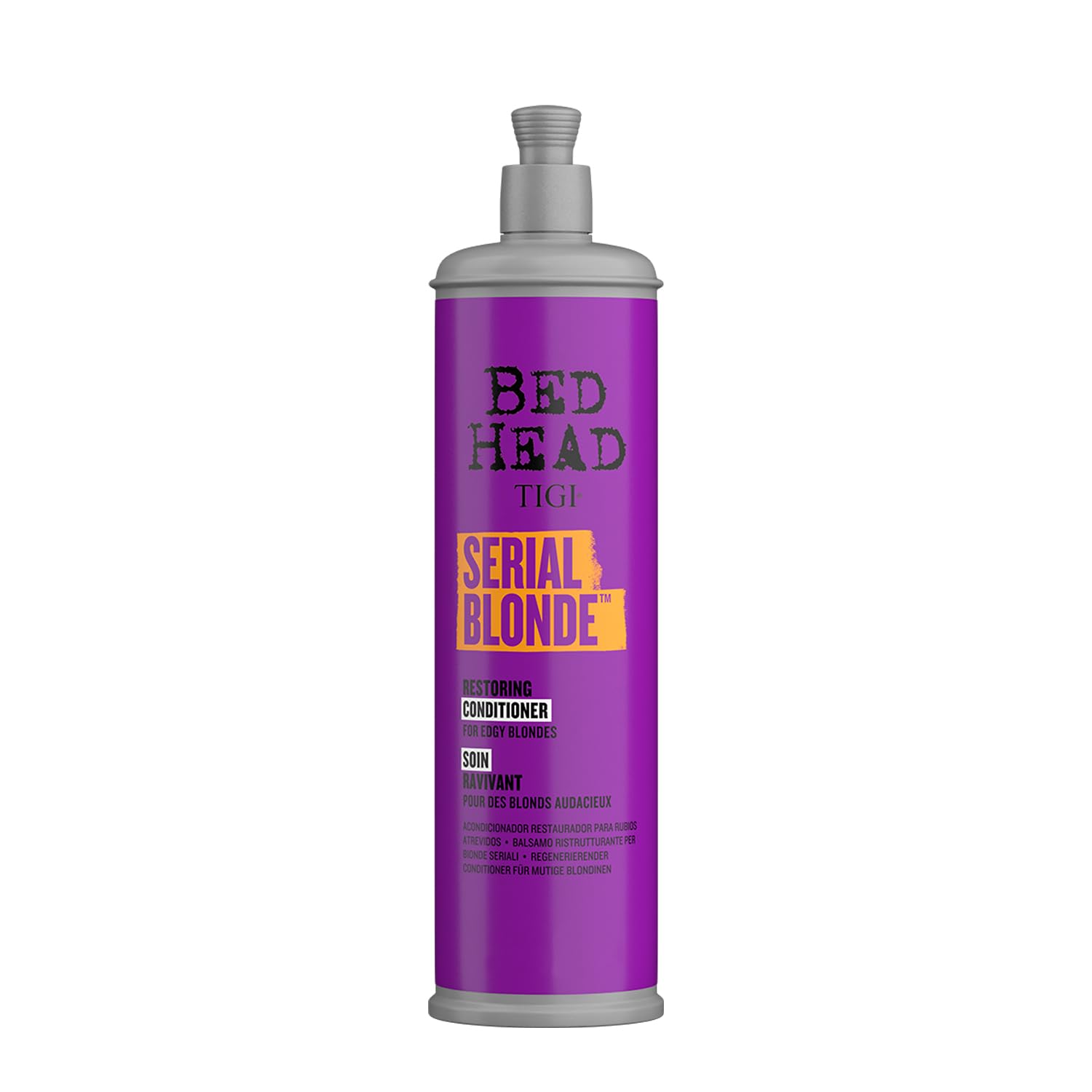TIGI Bed Head Serial Blonde Conditioner for Damaged Blonde Hair - 13.53 fl oz Repairing Treatment - Perfect for Color-Treated, Bleached & Dry Hair at Home or Salon