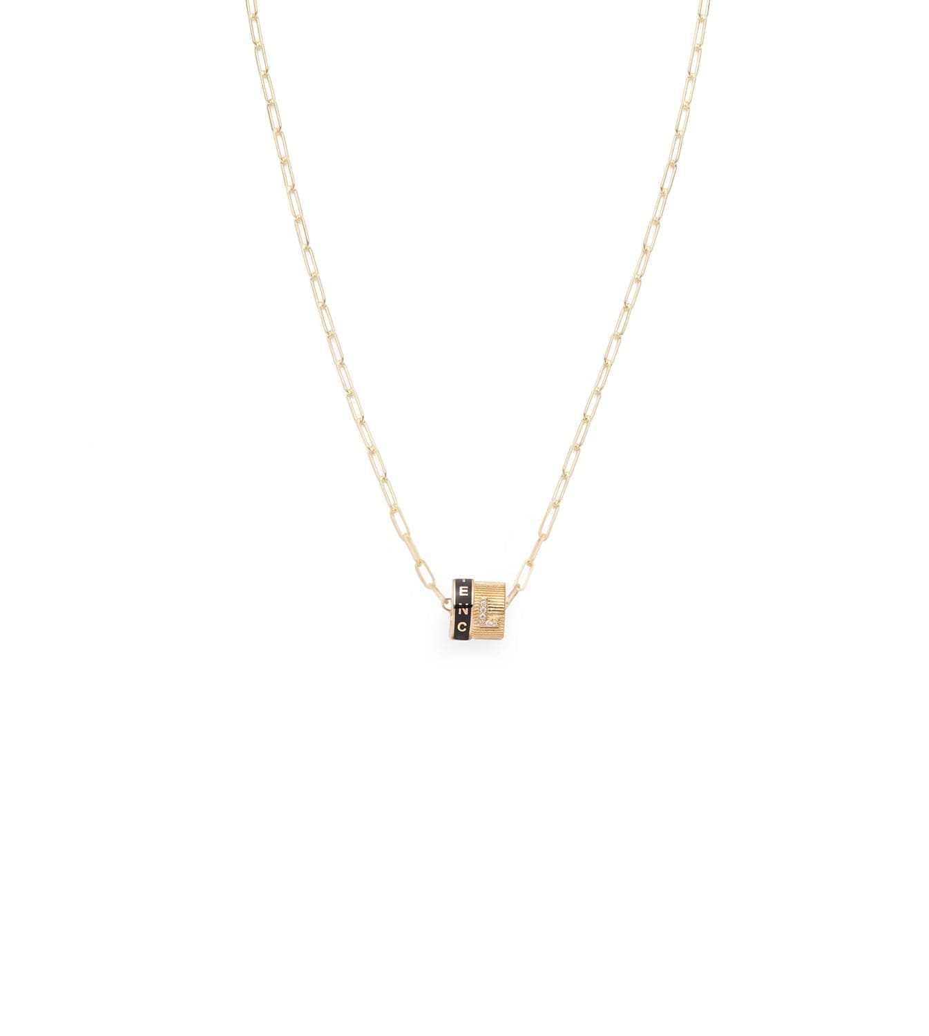 Resilient Pave Diamond Initial Heartbeat Necklace - Dainty Clip Chain for Women - Perfect for Valentine's Day Gifts, Anniversary Presents & Everyday Elegance