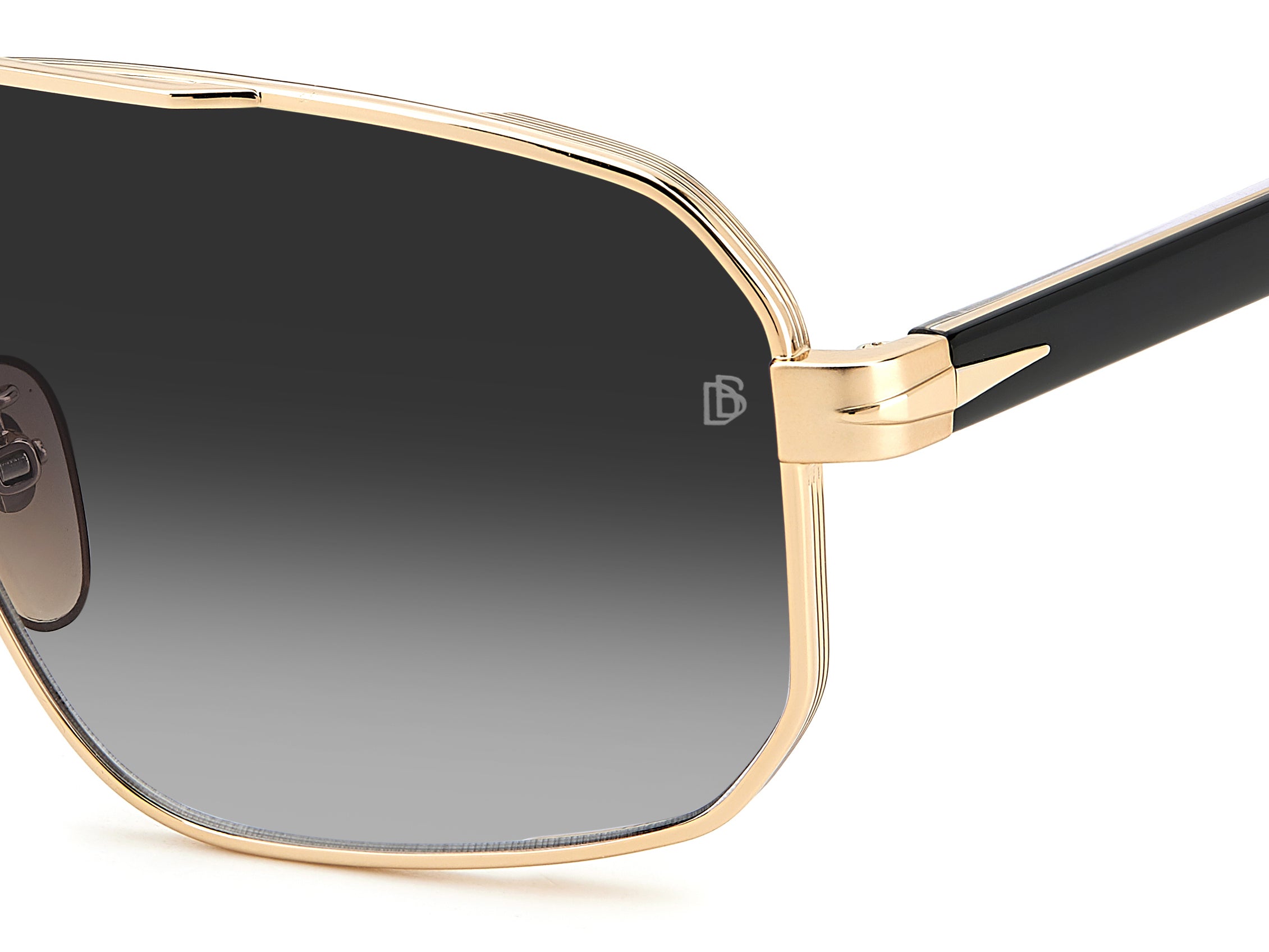 David Beckham DB7102/S Men's Sunglasses - Polarized UV Protection Aviator Style for Driving, Outdoor & Fashion