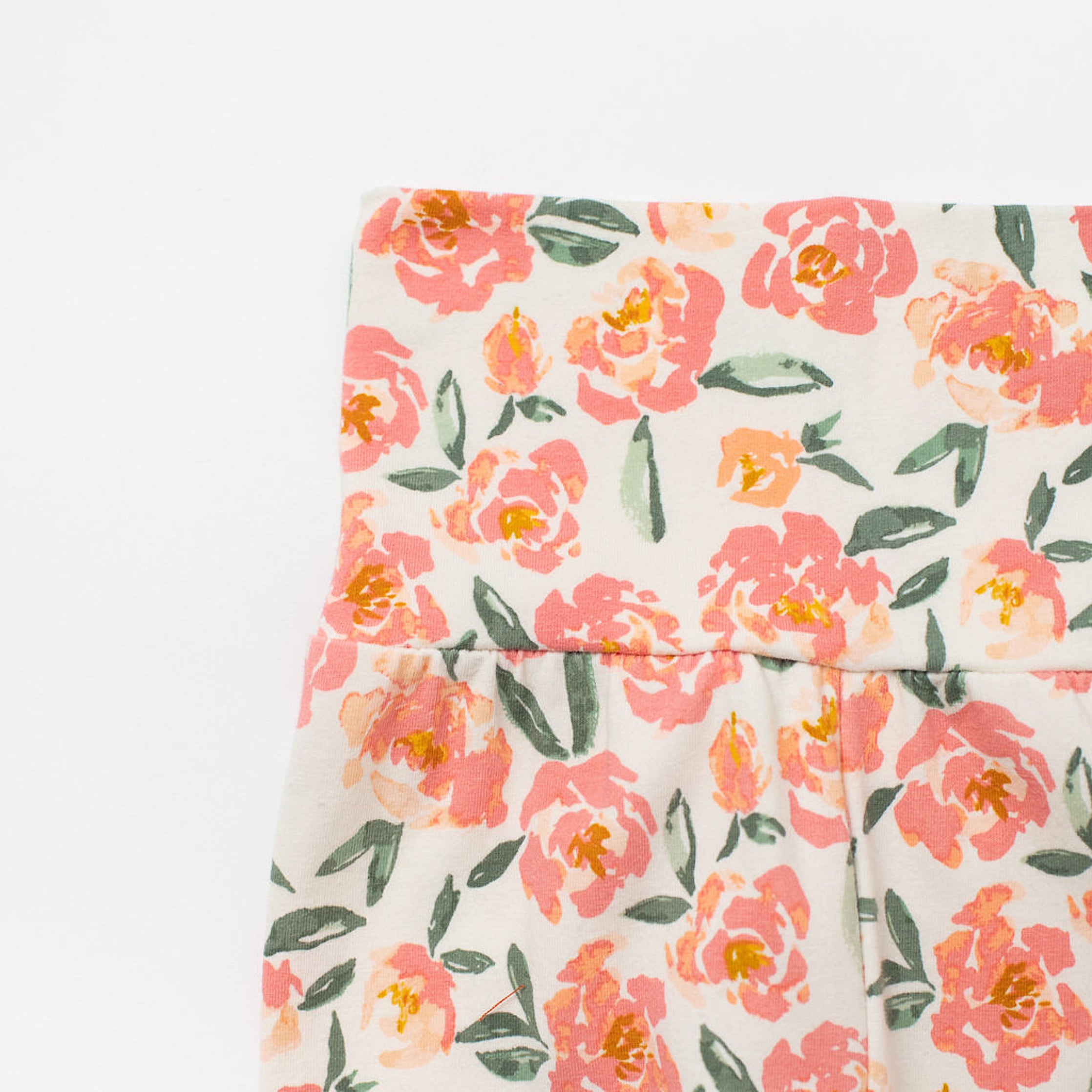Women's High Waist Leggings with Floral Meadow Blooms Print - Perfect for Yoga, Workouts & Casual Wear
