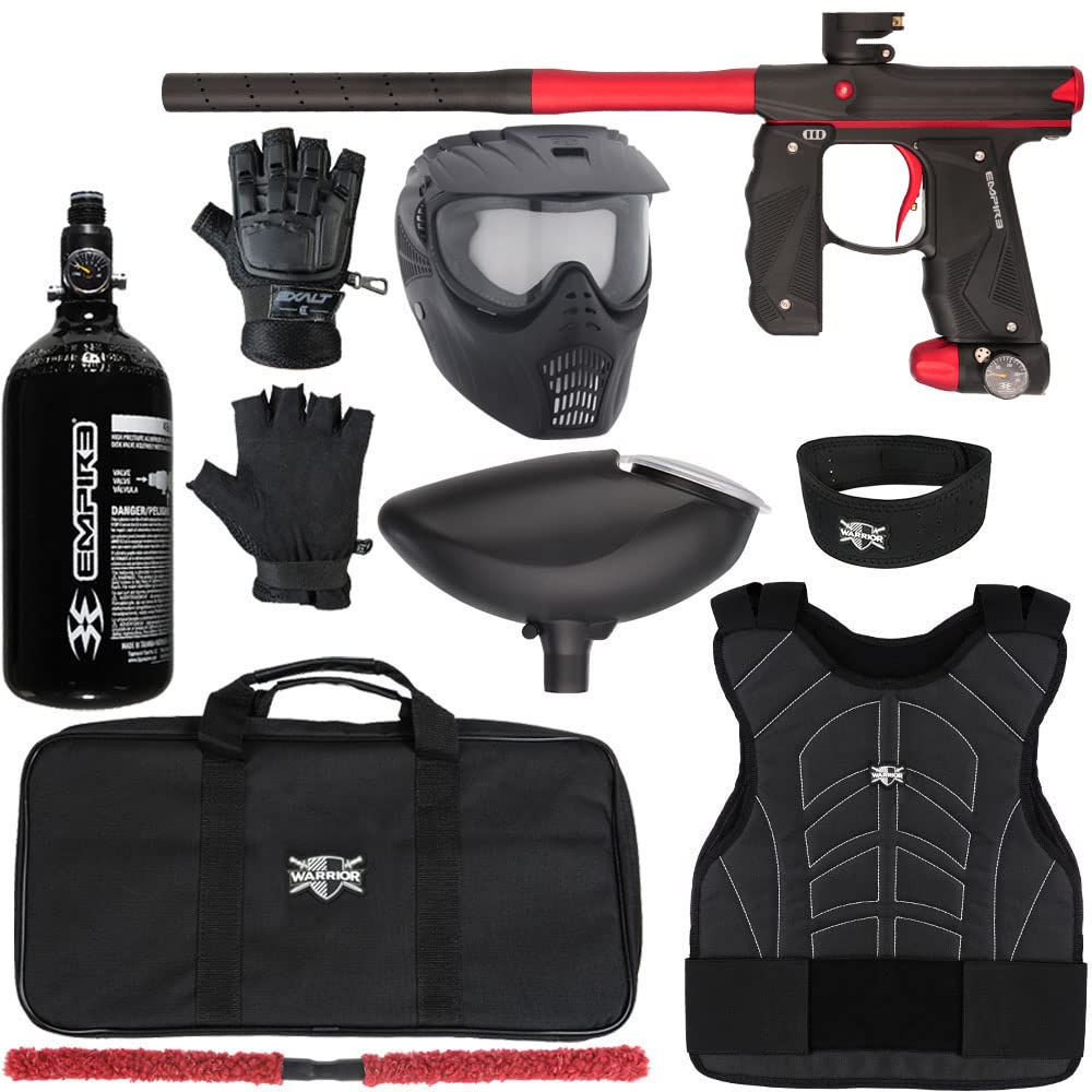 Empire Mini GS TP Level 1 Protector Paintball Gun Kit - Complete Package for Speedball & Woodsball Scenarios | Perfect for Tournament Play & Recreational Shooting