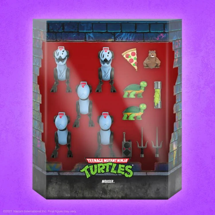 Teenage Mutant Ninja Turtles ULTIMATES! Mousers Five Pack Action Figure Set - Collectible TMNT Toys for Kids & Adults - Perfect for Display, Play, and TMNT Fans Collection