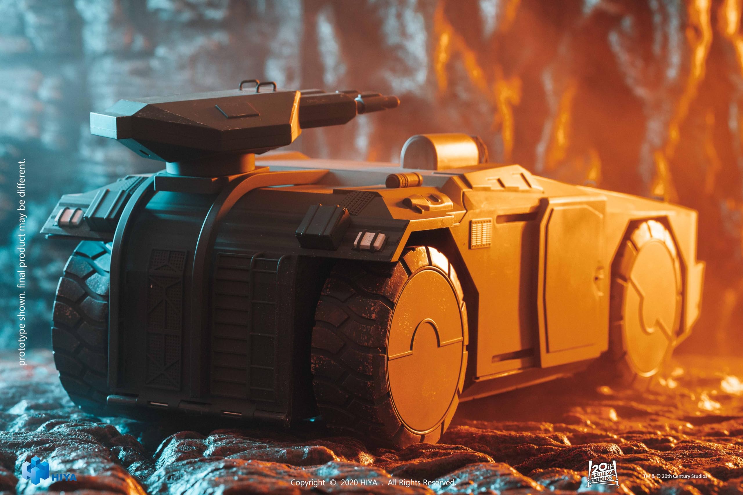 Hiya Toys Exquisite Mini Series 1/18 Scale 5 Inch Aliens Armored Personnel Carrier - Green Version Collectible Vehicle with Action Figures | Perfect for Sci-Fi Displays, Diorama Building & Action Figure Photography
