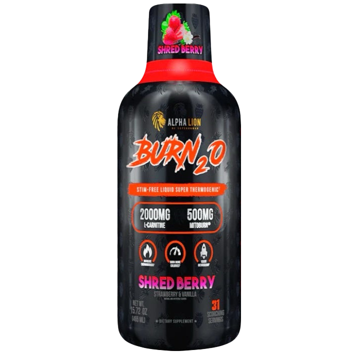 Alpha Lion Burn 2O Fat Burner Supplement - 31 Servings for Weight Loss & Energy Boost | Pre-Workout & Fitness Support