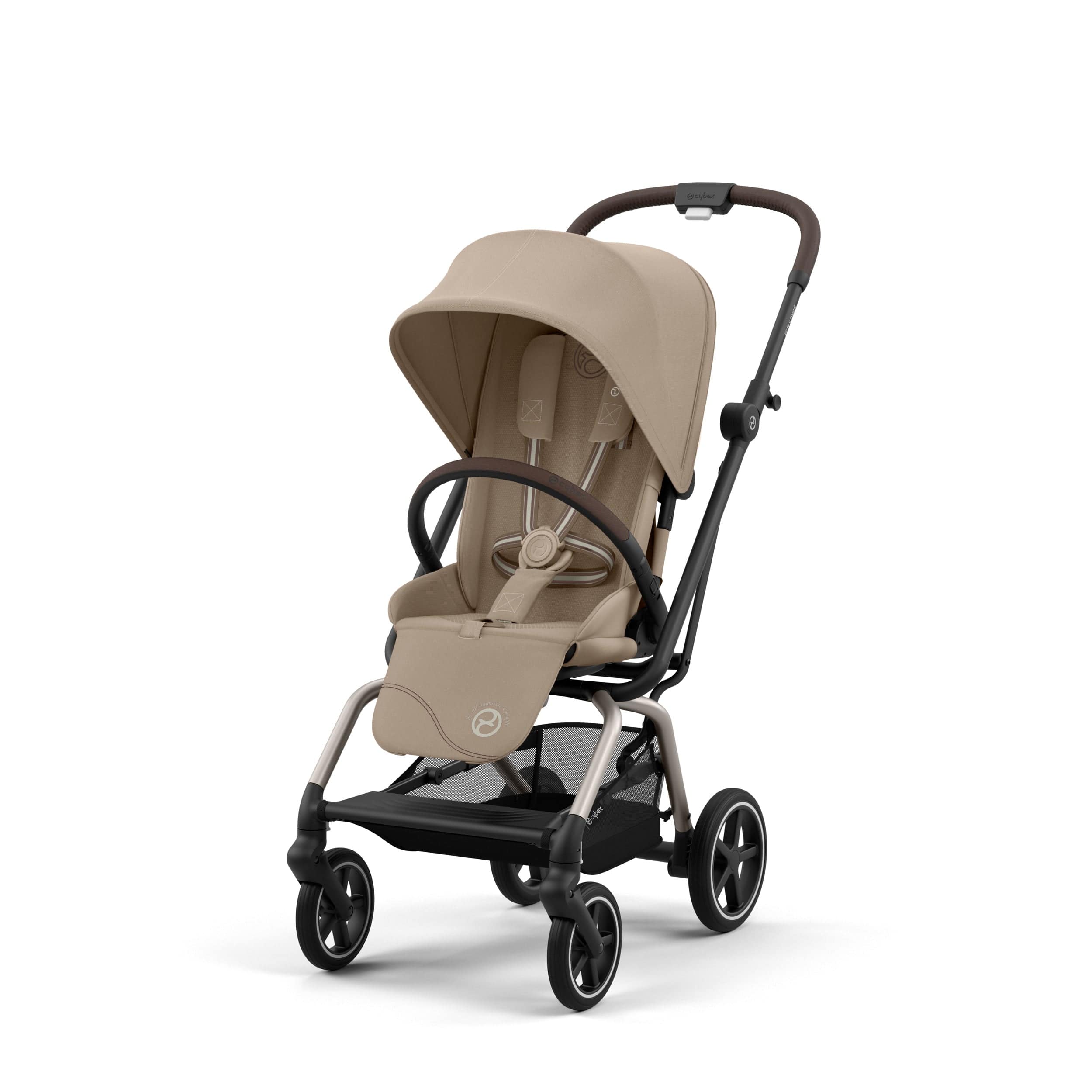 Cybex Eezy S Twist +2 V2 Lightweight Travel Stroller - Compact Fold, 360° Rotating Seat, All-Terrain Wheels | Perfect for Air Travel, City Walks & Family Outings
