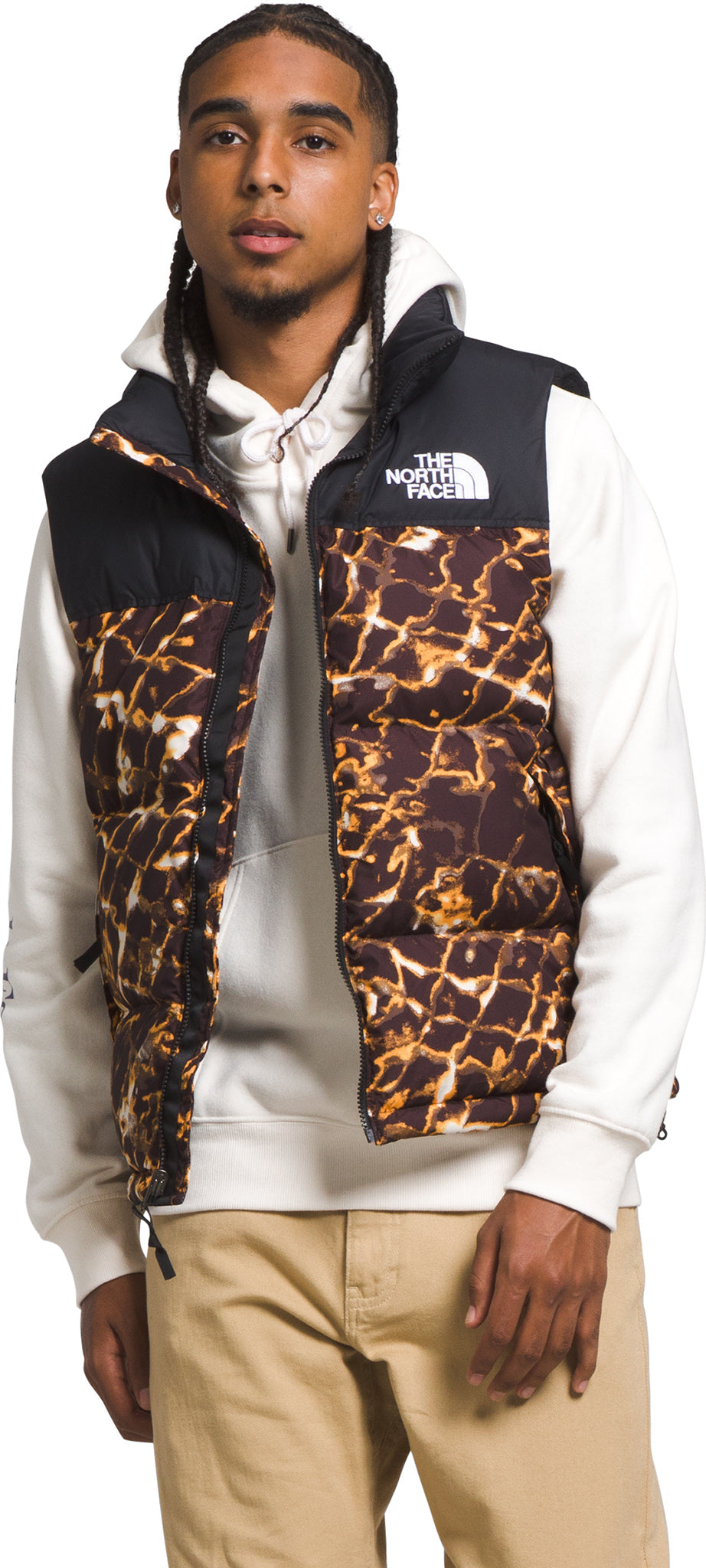 1996 Retro Nuptse Vest for Men - Lightweight Puffer Vest Jacket for Outdoor Winter Activities, Hiking & Casual Wear