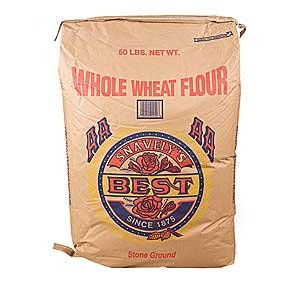 Organic Whole Wheat Flour (Fine) 50lb - Premium Baking Flour for Bread, Pizza & Pastry - Bulk Pantry Essential for Home Bakers & Restaurants