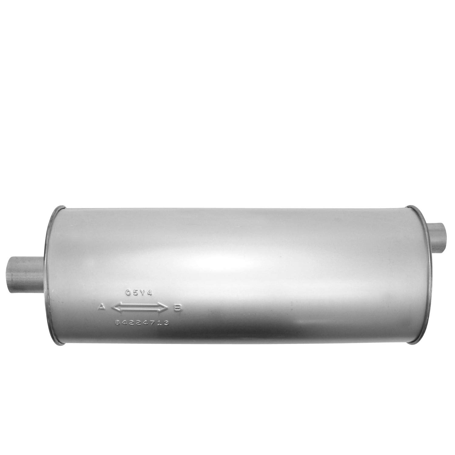 AP Exhaust Products 700343 Performance Exhaust Muffler - Universal Fit for Cars & Trucks - Reduce Noise & Improve Engine Sound - Ideal for Daily Driving & Highway Use