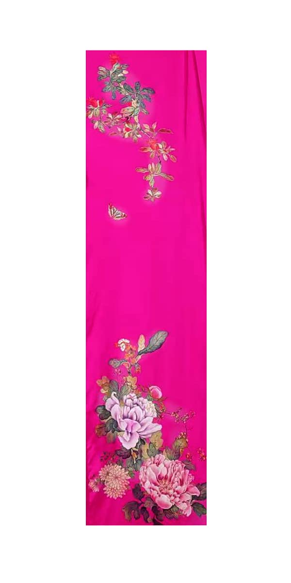 Women's 100% Silk Kimono Robe - Short Sleeve Bathrobe & Pajama Set - Lightweight Loungewear for Spa, Yoga & Home Relaxation