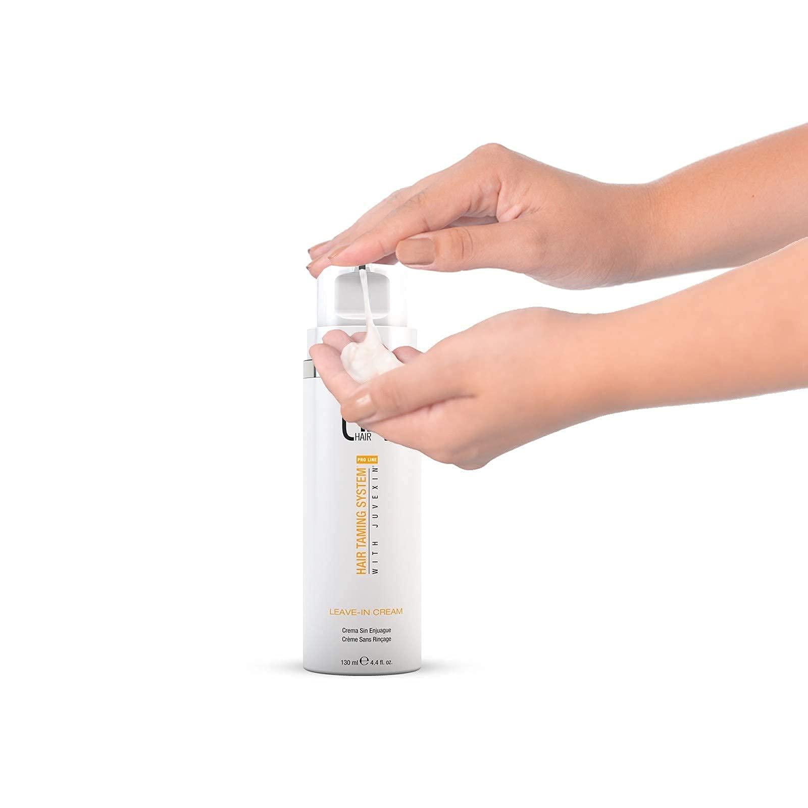 GK HAIR Global Keratin Leave-In Conditioner Cream 130ml - Detangling, Smoothing & Strengthening Treatment with Argan Oil for Moisturized Hair | Perfect for Daily Use, Post-Wash Care & Heat Styling Protection