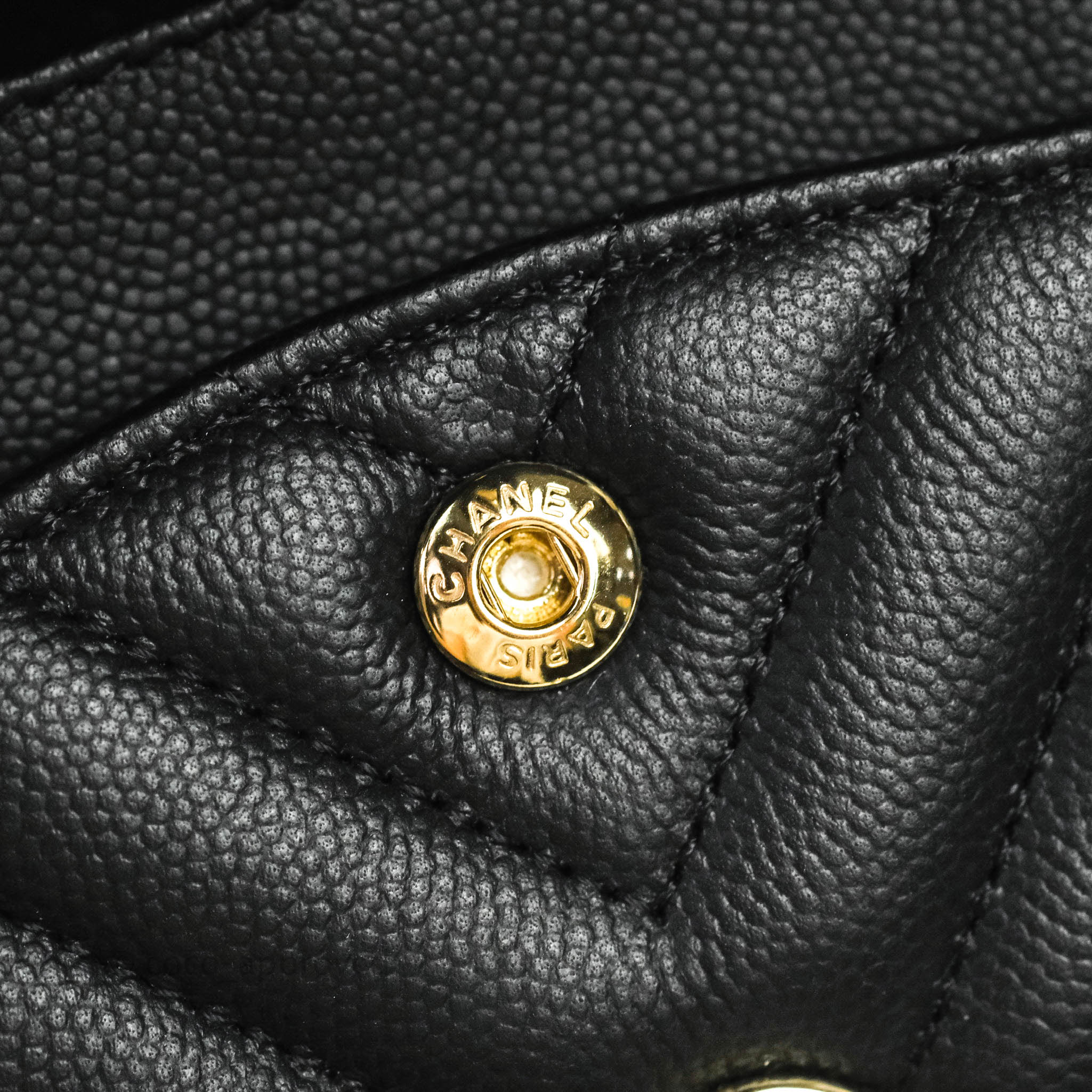 Chanel Classic Chevron Small Medium Double Flap Bag Black Caviar Leather Gold Hardware - Luxury Handbag for Women, Perfect for Parties, Work & Everyday Use