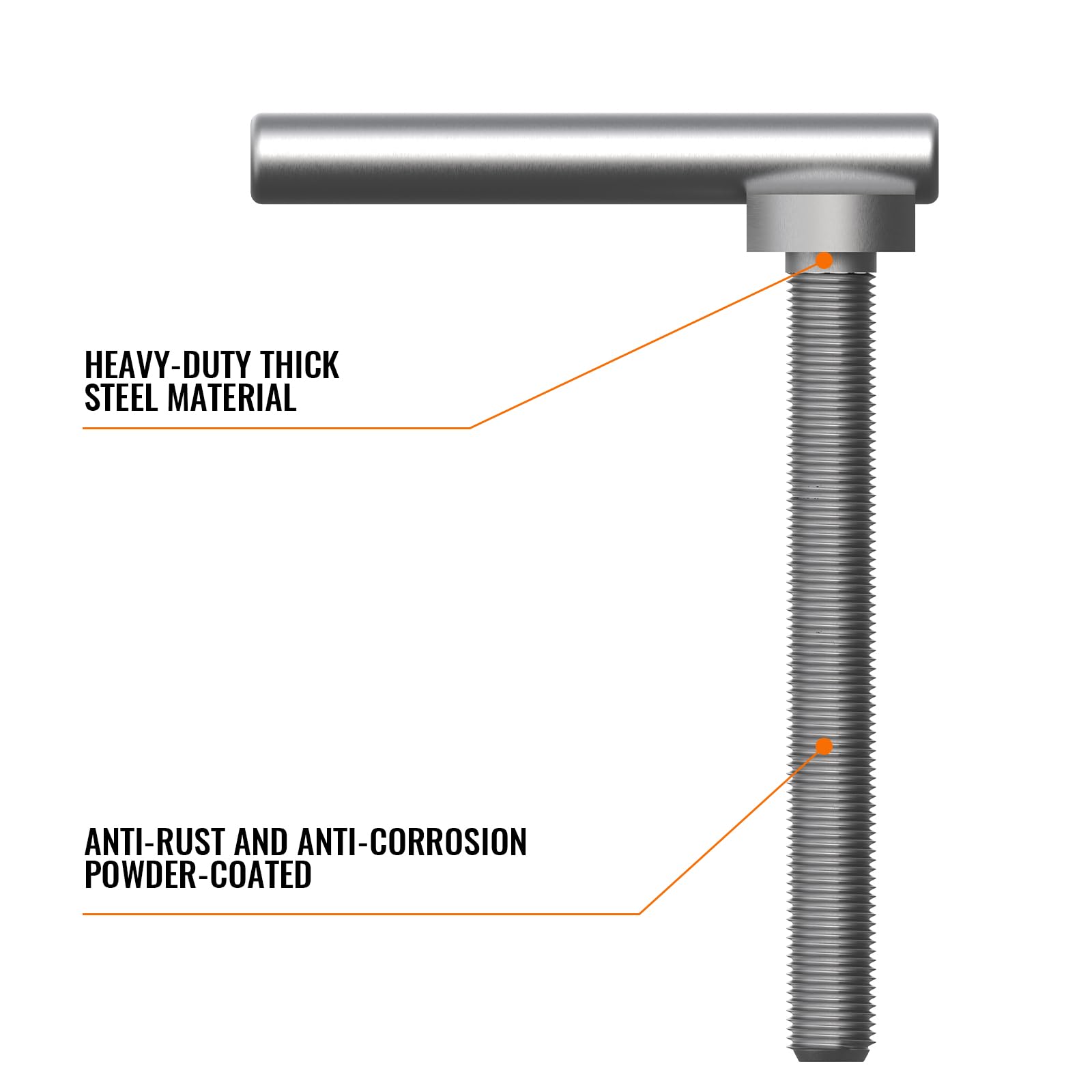 Heavy Duty Clamp On Pallet Forks - Universal Bolt-On Attachment for Tractors & Skid Steers - Perfect for Lifting & Moving Pallets, Hay Bales & Farm Equipment (Pair)