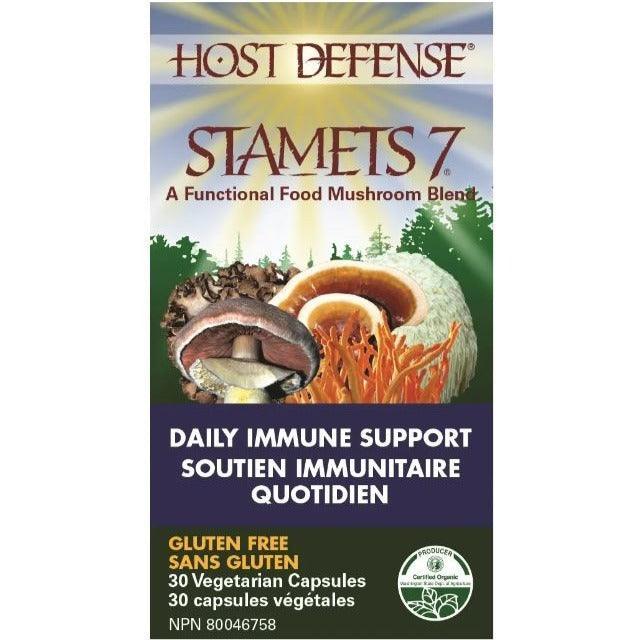 Host Defense Stamets 7 Mushroom Blend - 30 Veggie Capsules for Immune Support & Wellness - Boost Energy & Focus - Perfect for Daily Supplement Routine & Active Lifestyle