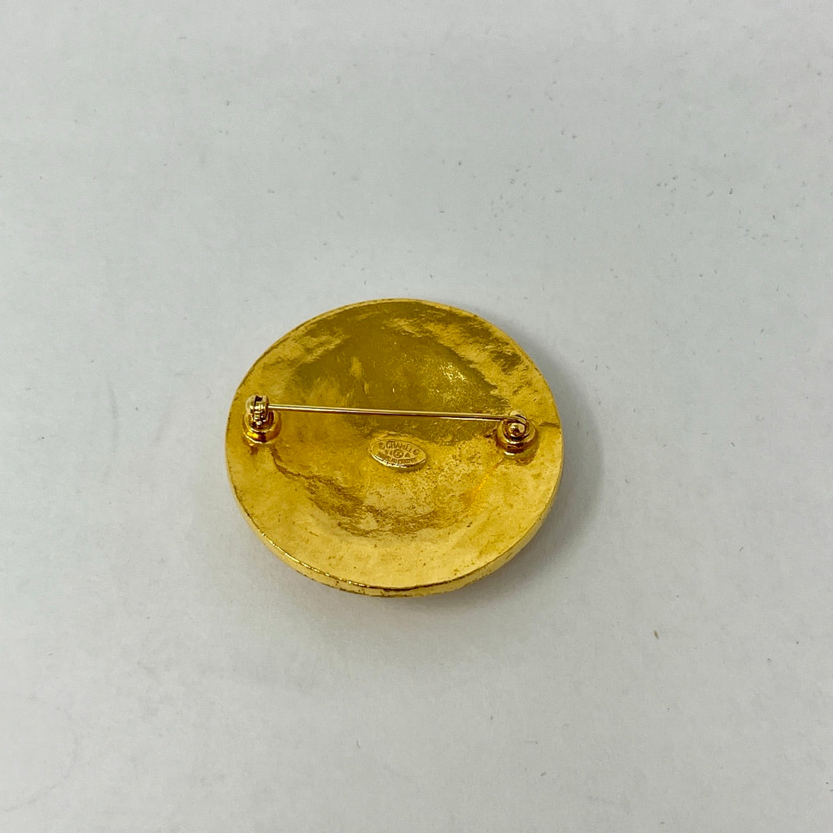 Vintage Chanel Brooch Pin - Classic Gold & Pearl CC Logo Collectible Jewelry for Women | Perfect for Blazers, Scarves, Hats & Special Occasions