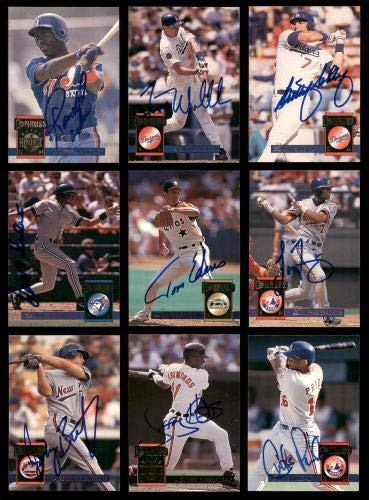 1994 Donruss Baseball Autographed Cards Lot of 85 - PSA Graded MLB Collectible Trading Cards for Sports Memorabilia Collections & Investment