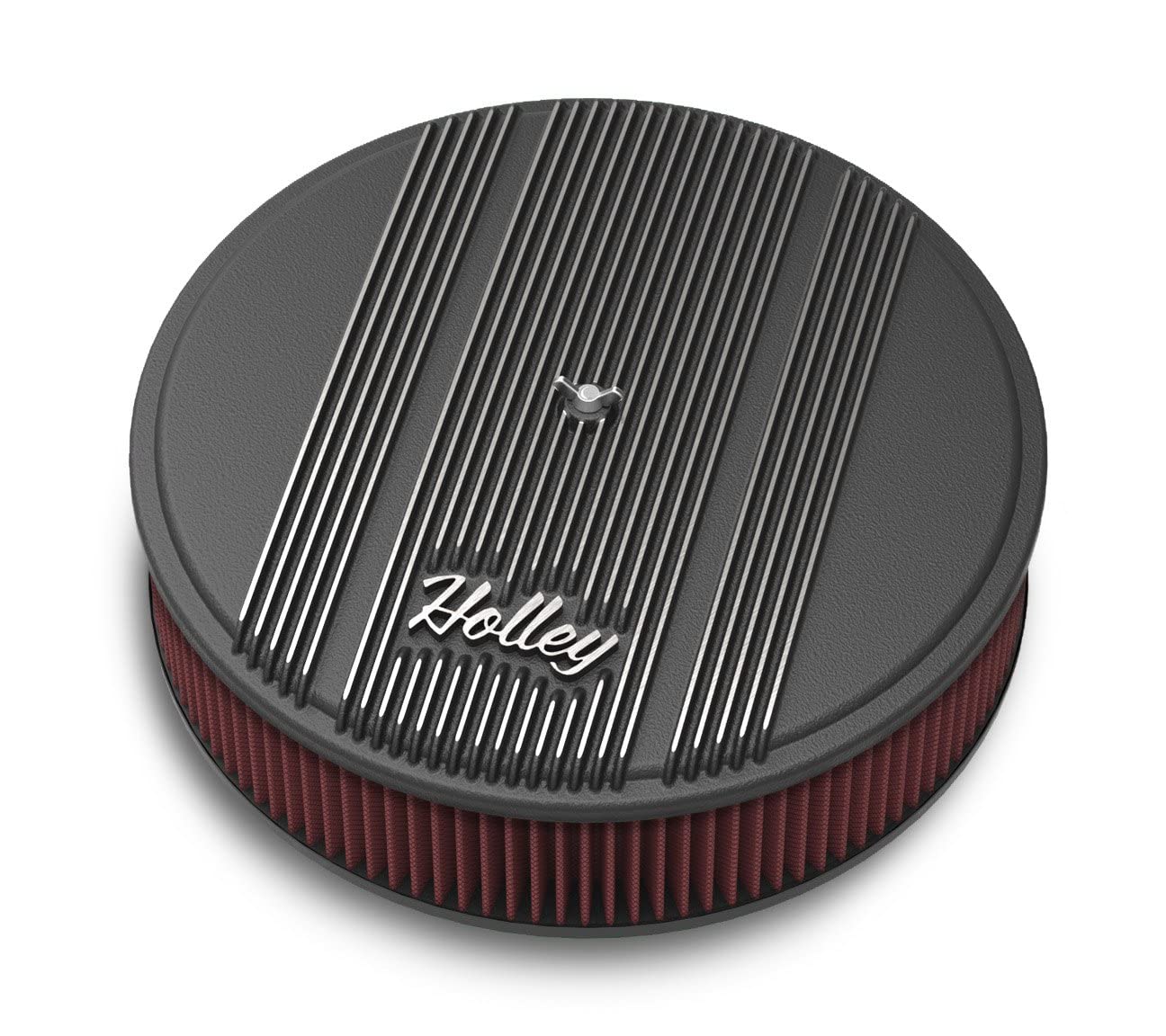 Holley 120153 High Performance Air Cleaner - Universal Fit for Car & Truck Engines - Improves Airflow & Engine Efficiency - Ideal for Racing, Off-Road & Street Use