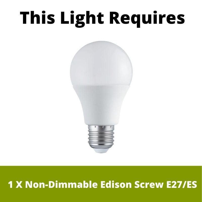 Endon Westcombe 2-Light Ribbed Glass Table Lamp with White Shade - Modern Bedside & Living Room Lighting for Home Decor