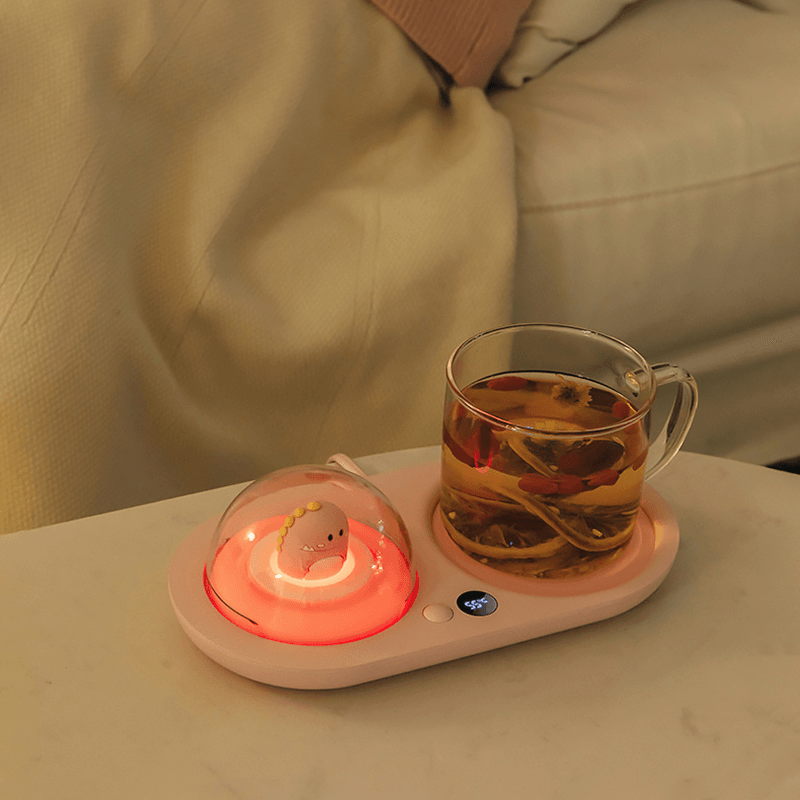 Sakura Aromatherapy Essential Oil Diffuser with Mug Warmer - Perfect for Home, Office, and Relaxation Spaces