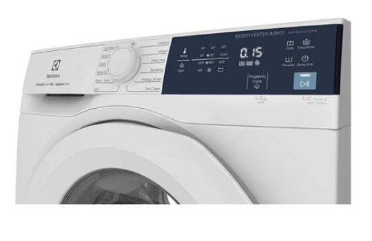 Electrolux EWF8024D3WB 8kg UltimateCare 300 Front Load Washing Machine - Energy Efficient, Quiet Operation for Apartments & Small Homes