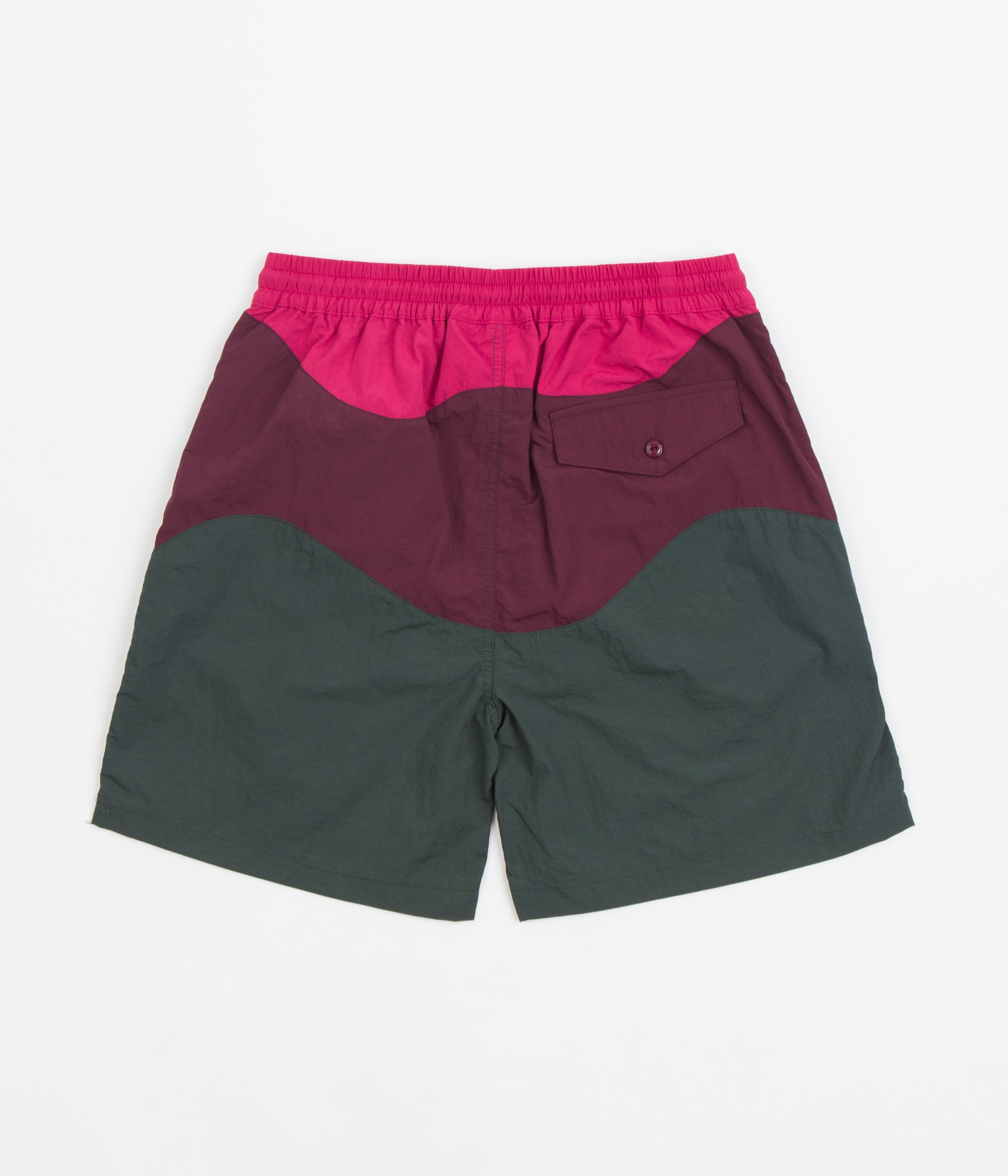 Parra Waved Swim Shorts for Men - Quick-Dry Beach Swim Trunks with Pockets - Perfect for Swimming, Surfing, and Summer Vacations