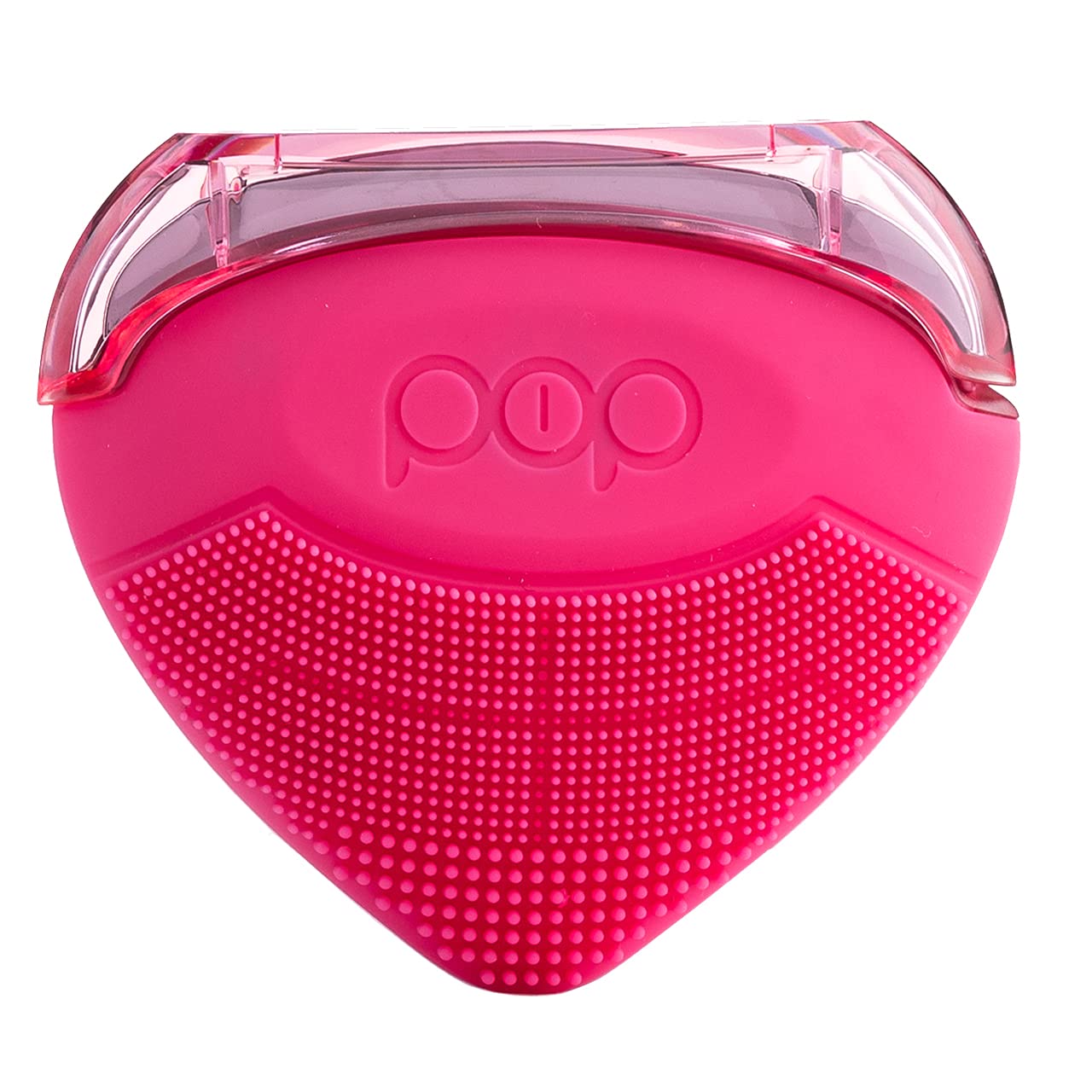 Pop Sonic Strawberry 3-in-1 Exfoliating Facial Cleanser - Deep Pore Cleansing, Skin Massage & Gentle Exfoliation for Glowing Skin | Perfect for Daily Skincare Routine & Spa-Like Treatment at Home