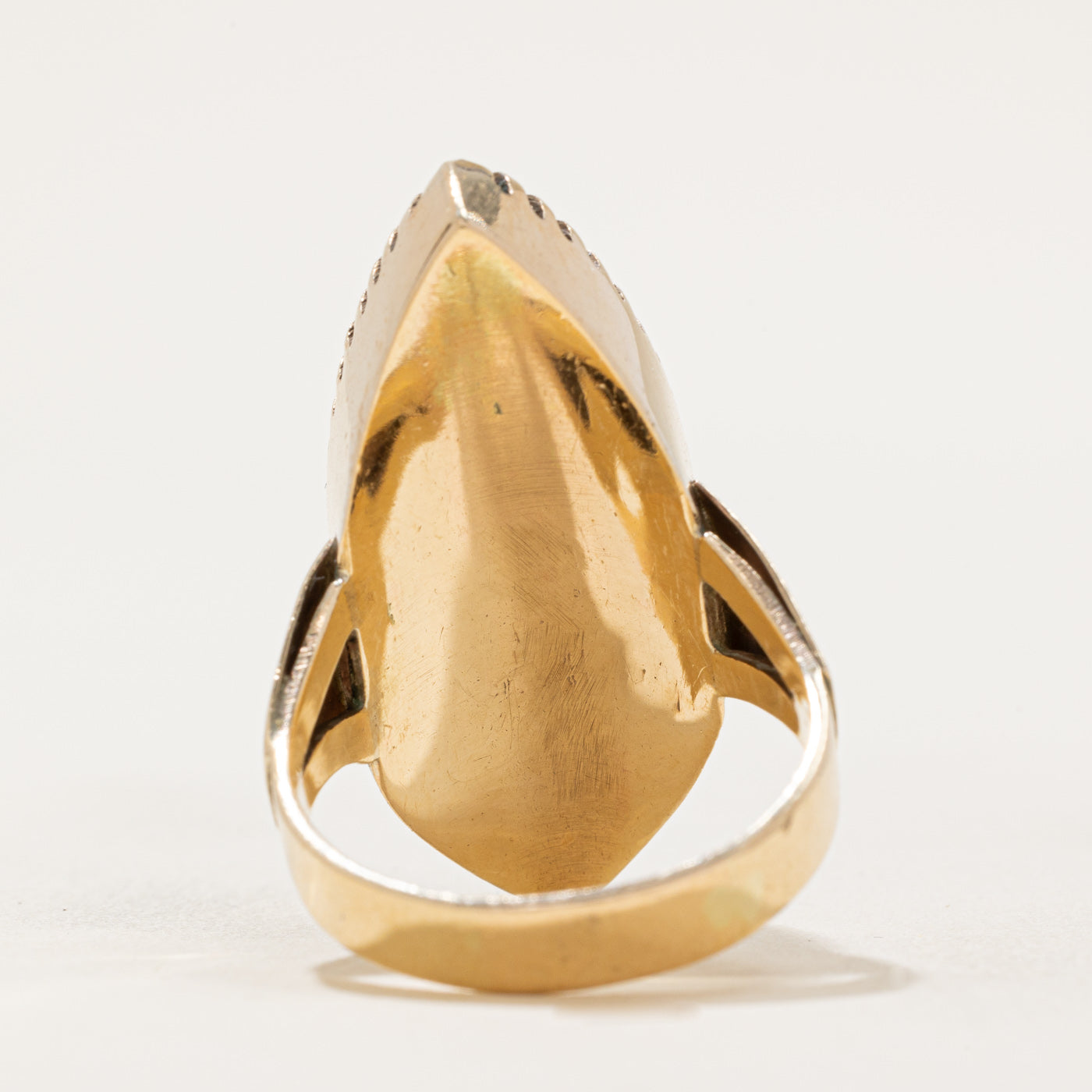10.00ct Natural Carnelian Agate Navette Ring - Size 9 | Healing Crystal Jewelry for Women | Perfect for Meditation, Energy Work & Boho Fashion