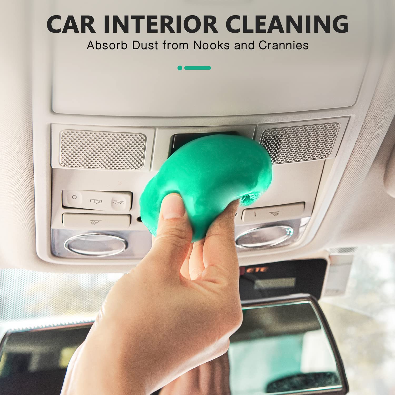 TICARVE 2-Pack Car Vent Cleaner Gel - 320g/11.2oz Auto Detailing Putty for Interior Cleaning, Keyboard & Electronics - Reusable Dust Removal Slime for Car Vents, AC Vents, Dashboard & Hard-to-Reach Areas