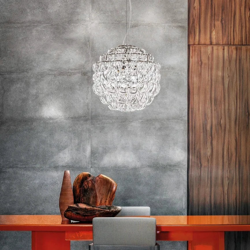 Modern GIOGALI Pendant Light - Industrial Style Hanging Lamp for Kitchen Island, Dining Room & Living Room Decor - Adjustable Suspension Lighting Fixture
