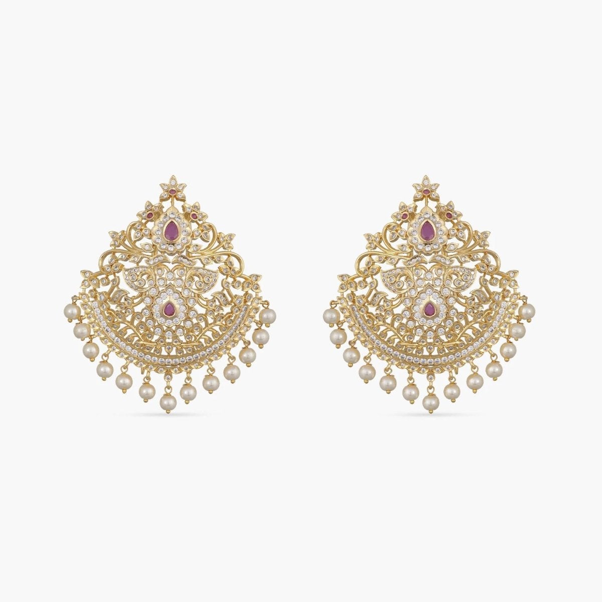 Nandini Nakshatra CZ Crystal Hair Brooch Pin - Elegant Bridal Hair Accessory for Weddings, Prom & Special Occasions