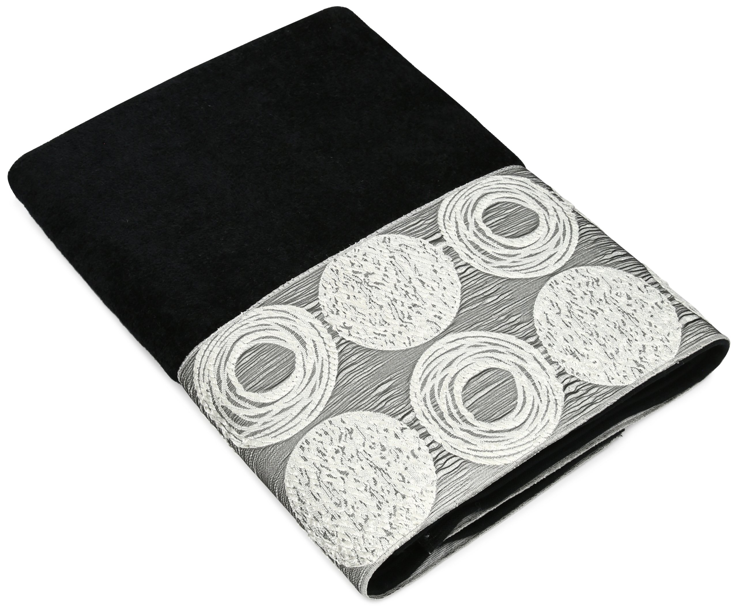 Avanti Linens Galaxy Bath Towel - Super Soft & Absorbent 100% Cotton Bath Towel Set for Spa, Gym & Luxury Bathroom - Black