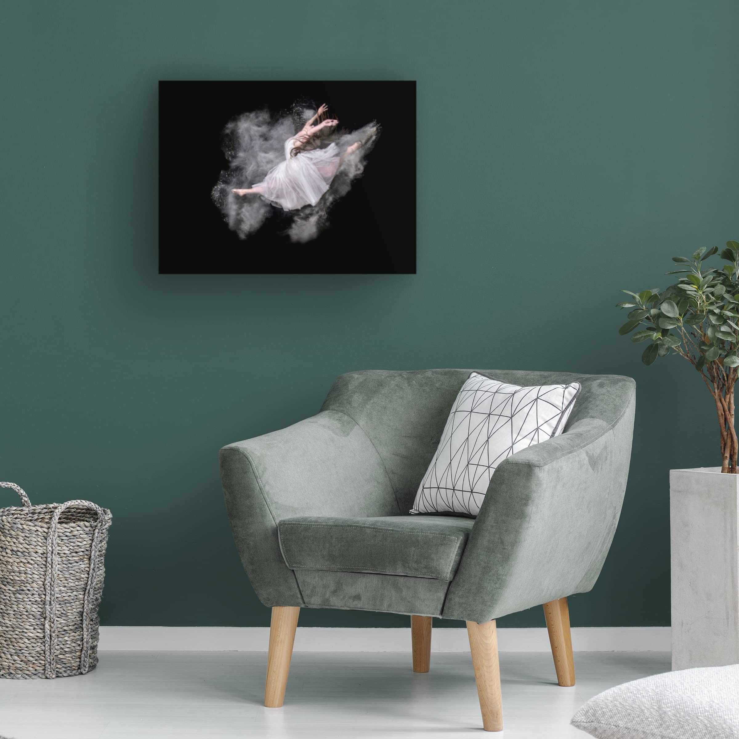 Pauline Pentony 'Dust Dancer' Canvas Wall Art Print - Modern Abstract Painting for Living Room, Bedroom & Office Decor