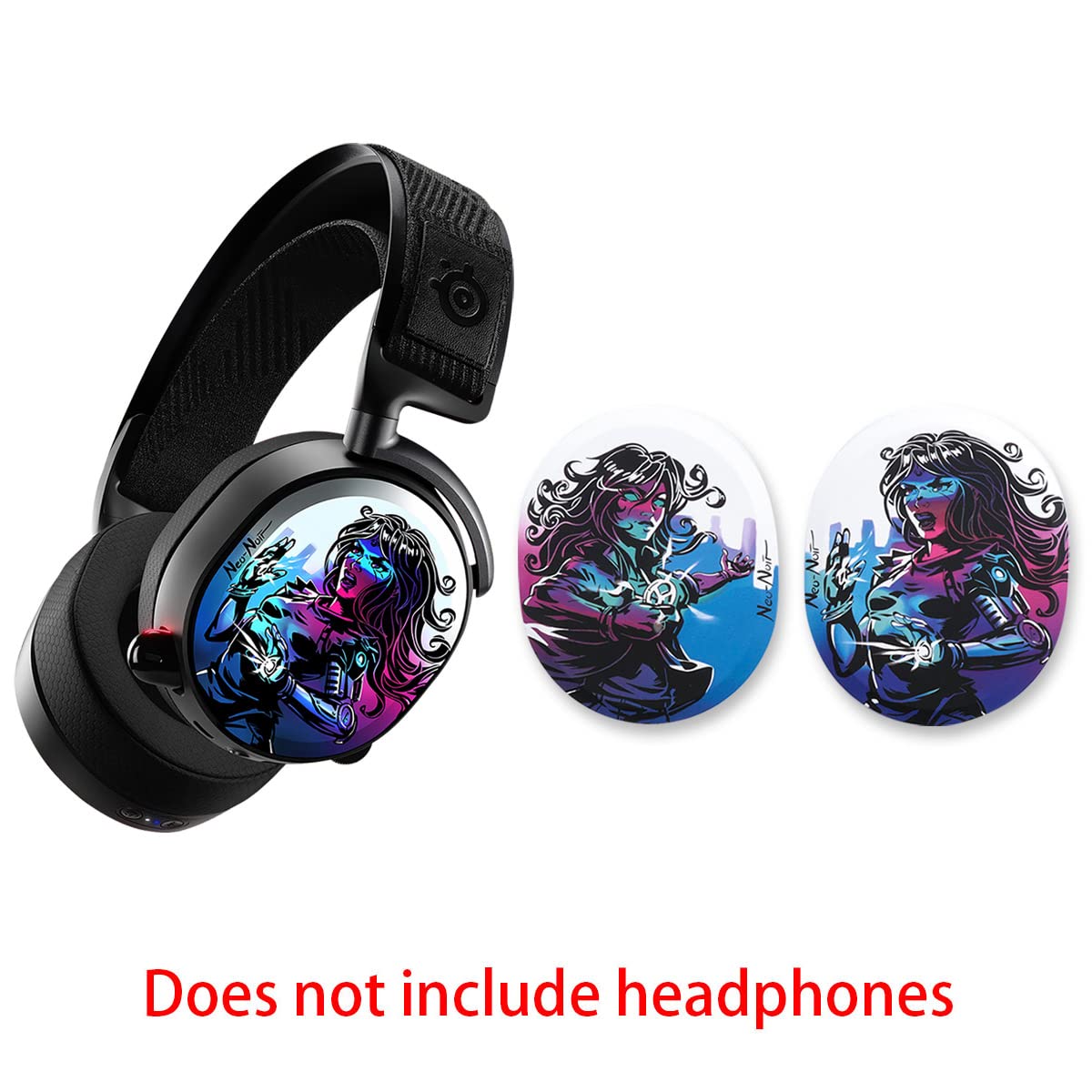 Personalized Magnetic Side Covers for SteelSeries Arctis Pro GameDAC Wireless Headset - Custom Replacement Parts for Gaming Headset Protection & Style Enhancement | Perfect for Esports, Streaming & Professional Gaming Setups